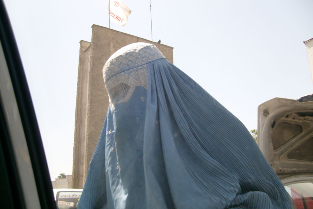 Woman in Burqa in Kabul