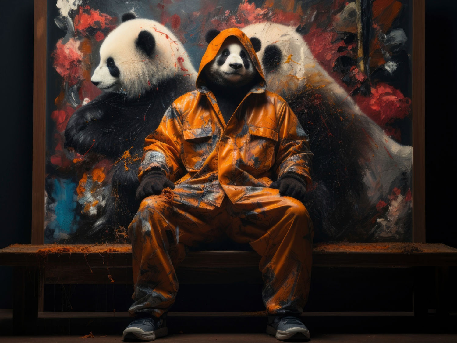 Polar bear animal artist
