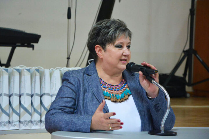 Professor Natalija Jovanović, dean of Philosophy at Niš. Source: Official Facebook page of the Faculty of Philosophy (filfak.ni.ac.rs).