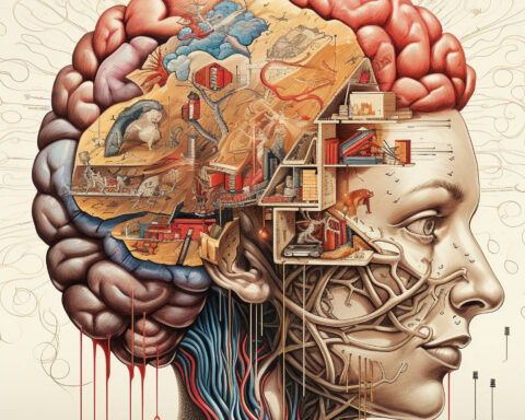 Human brain detailed structure