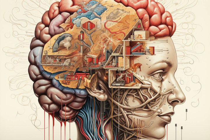 Human brain detailed structure