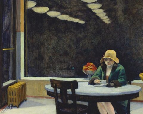 Automat by Edward Hopper (1927). Des Moines Art Center