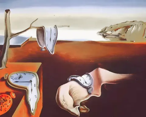 "The Persistence of Memory” (1931), Salvador Dalí.
