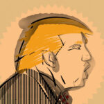 Ilustration of Donald Trump