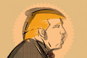 Ilustration of Donald Trump