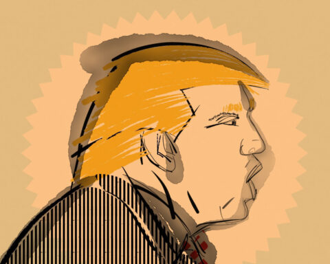 Ilustration of Donald Trump